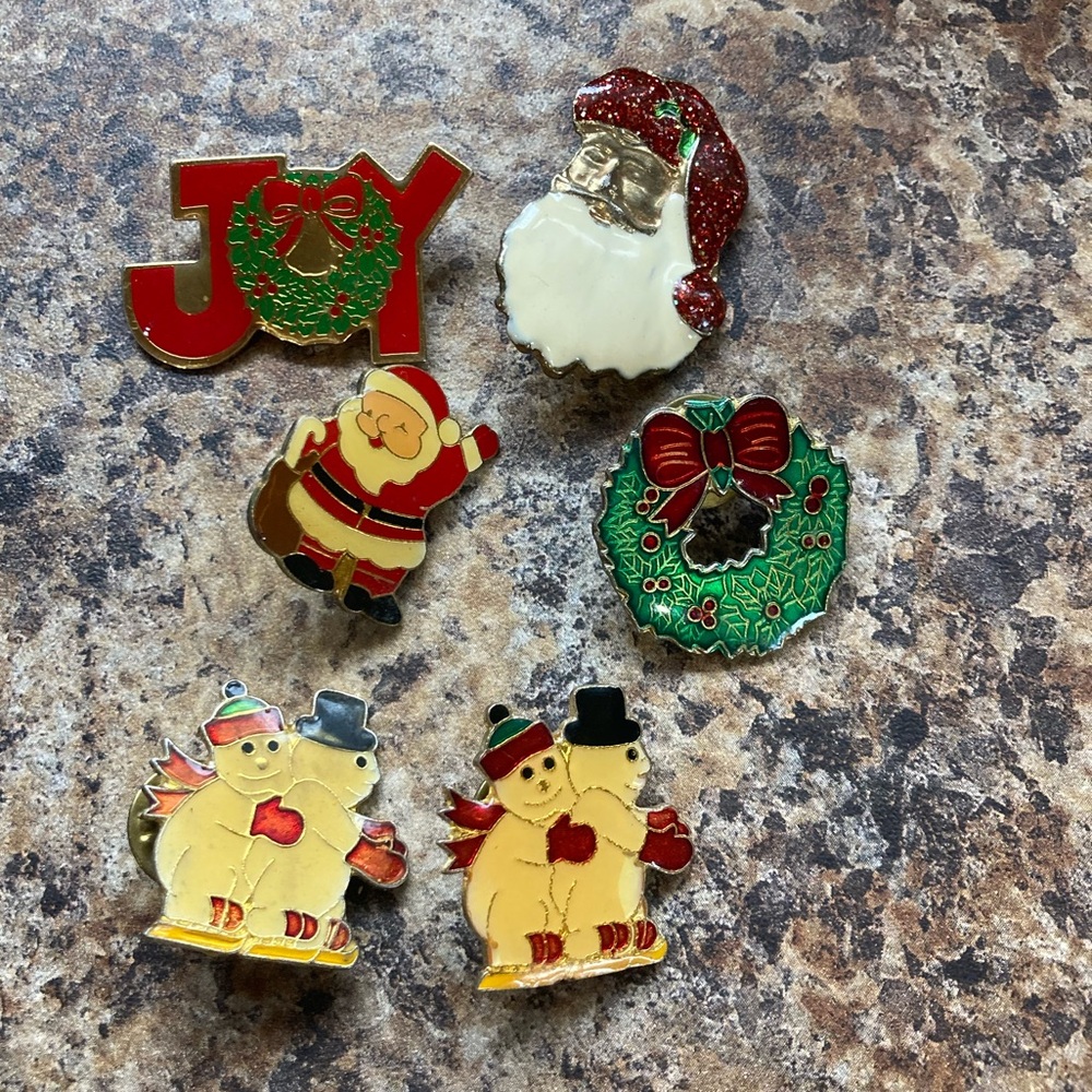 Holiday fashion pins **christmas** THE SNOWMEN haha
